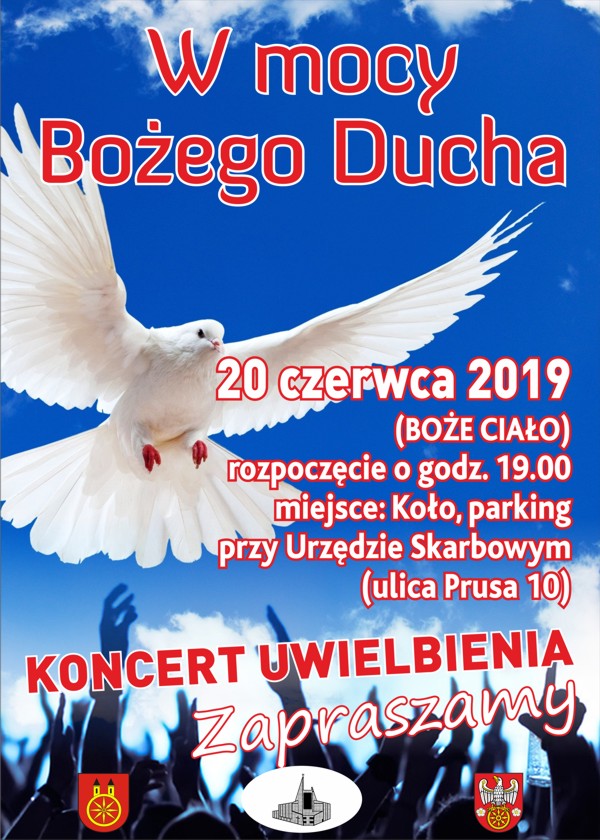 Już po raz piąty w naszym mieście Koncert Uwielbienia - W MOCY BOŻEGO DUCHA