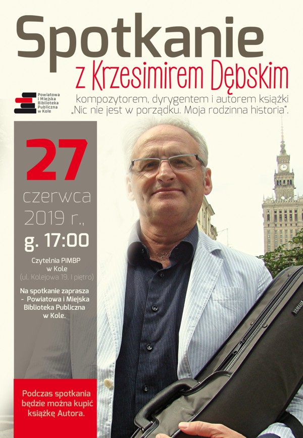 Spotkanie z Krzesimirem Dębskim w Kole