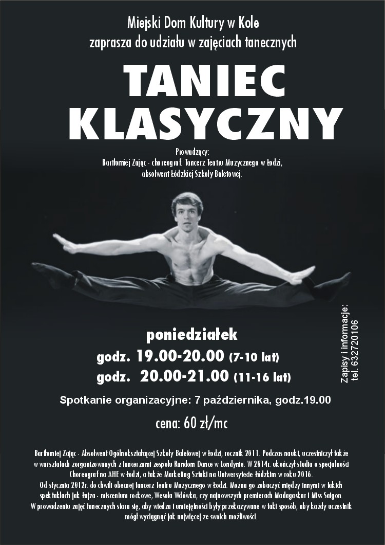 Nowe zajęcia taneczne w MDK w Kole