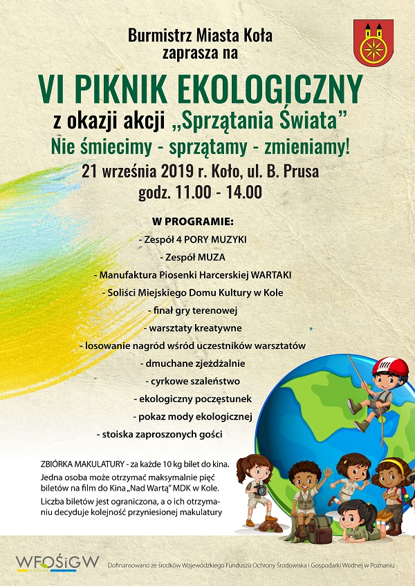VI Piknik Ekologiczny pod hasłem „Nie śmiecimy-sprzątamy-zmieniamy"!