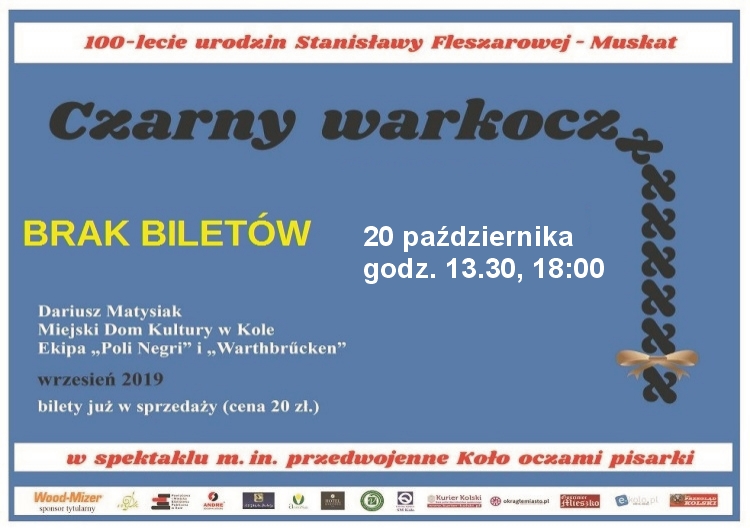 Spektakl pt "CZARNY WARKOCZ"