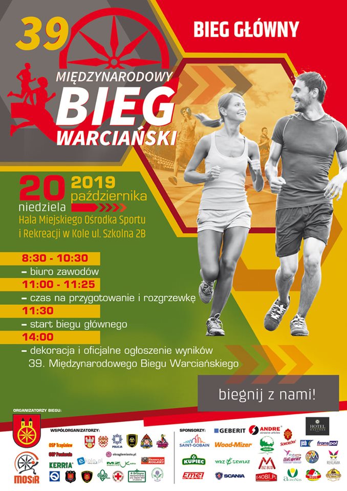 Informacja dla startujących w Biegu Warciańskim