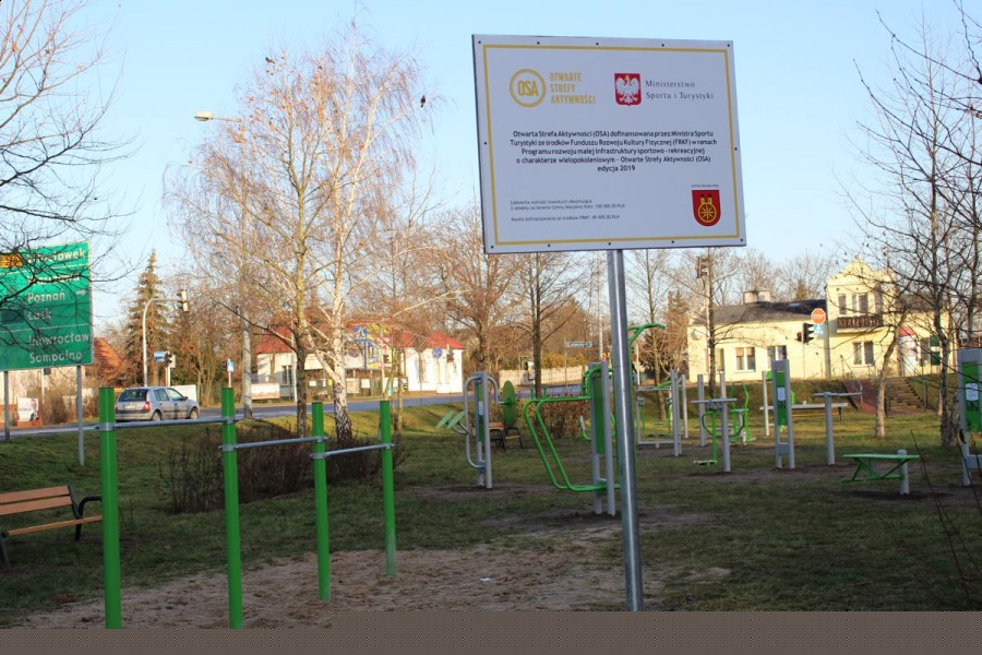 Mieszkańcy skorzystają z nowo powstałych Otwartych Stref Aktywności