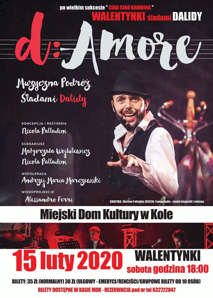 Muzyczna Podróż Śladami Dalidy - koncert