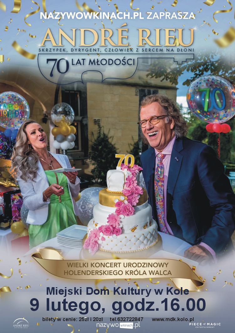 KONCERT Andre Rieu, czyli 70 lat młodości