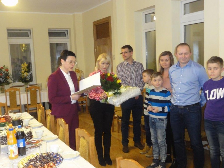 Dzień setnych urodzin spędziła w gronie najbliższych