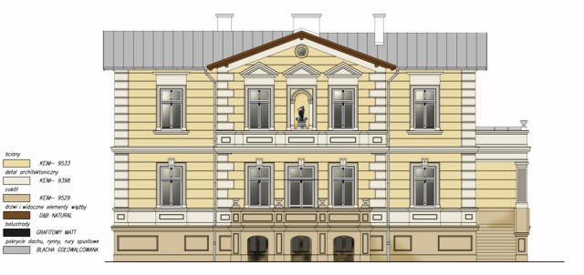 Projekt przebudowy oraz adaptacji zabytkowego Sejmiku na siedzibę MTC