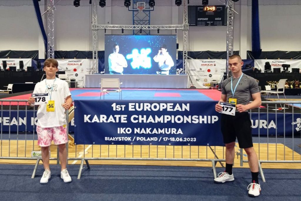 Zawodnicy Kolskiego Klubu Sportów Walki na 1. Otwartych Mistrzostwach Europy IKO Nakamura