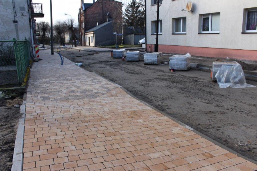 Ulica Grodzka ma już chodnik