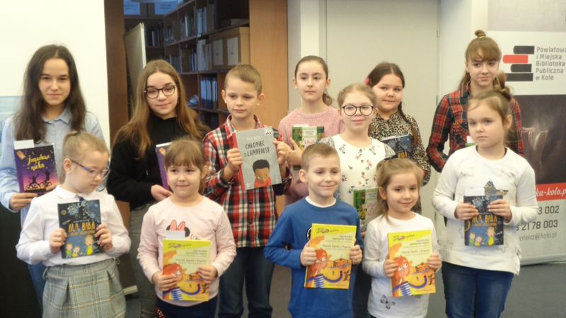 Finał konkursu plastycznego PiMBP w Kole "Narodziny liter"
