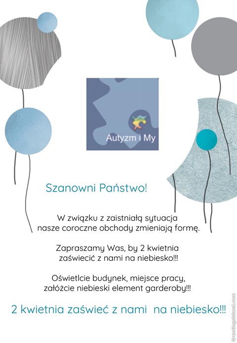 2 kwietnia zaświeć z nami na niebiesko!