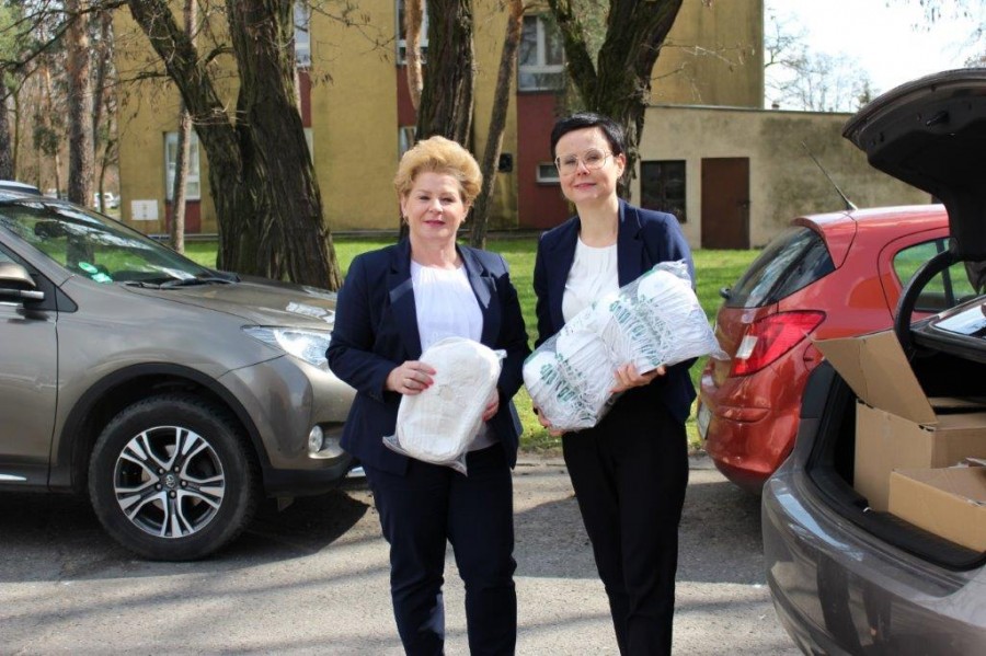 Dary trafiły do szpitala