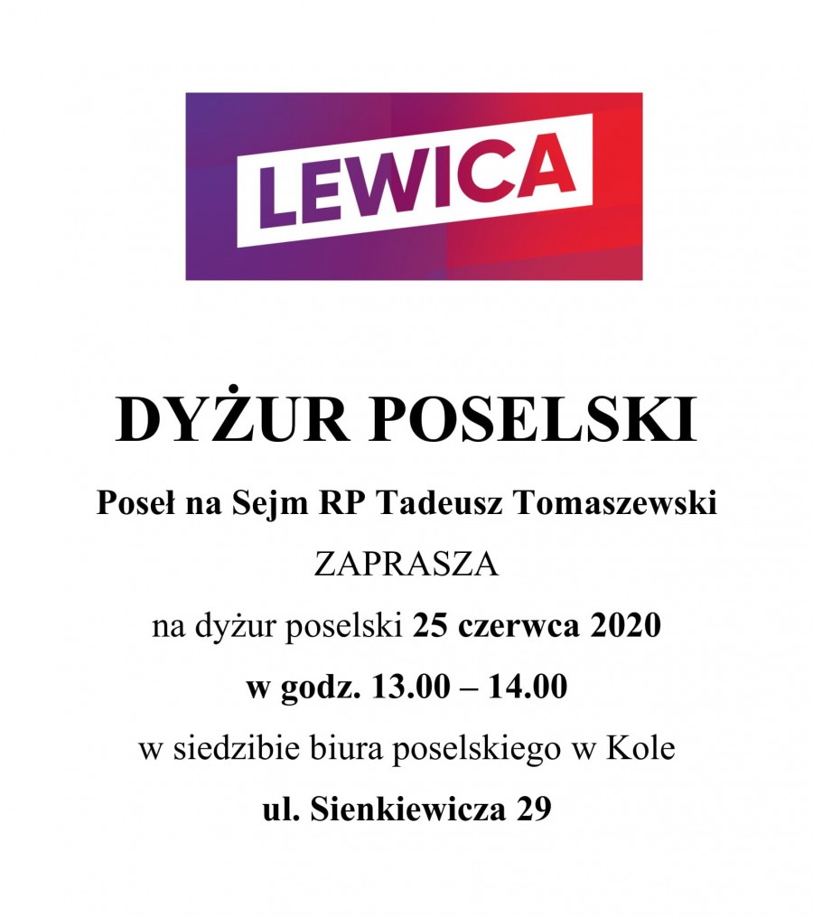 Dyżur poselski