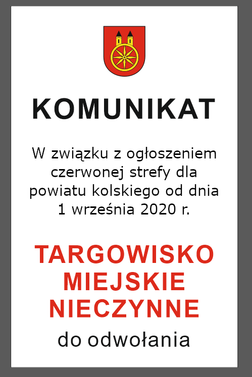 Targowisko Miejskie nieczynne!