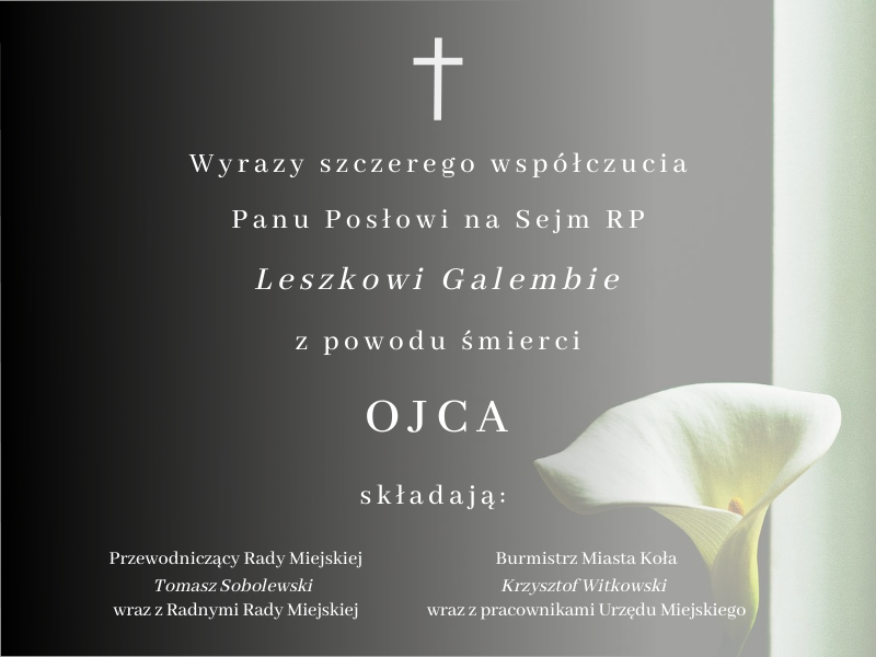 Wyrazy szczerego współczucia
