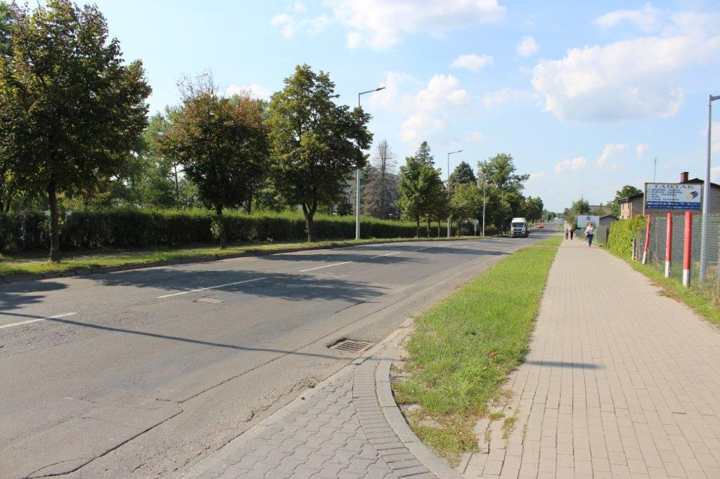 Zdjęcie przedstawia ulicę Toruńską w Kole