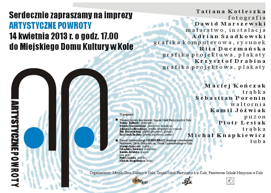 VII edycja imprezy "Artystyczne powroty" w MDK w Kole
