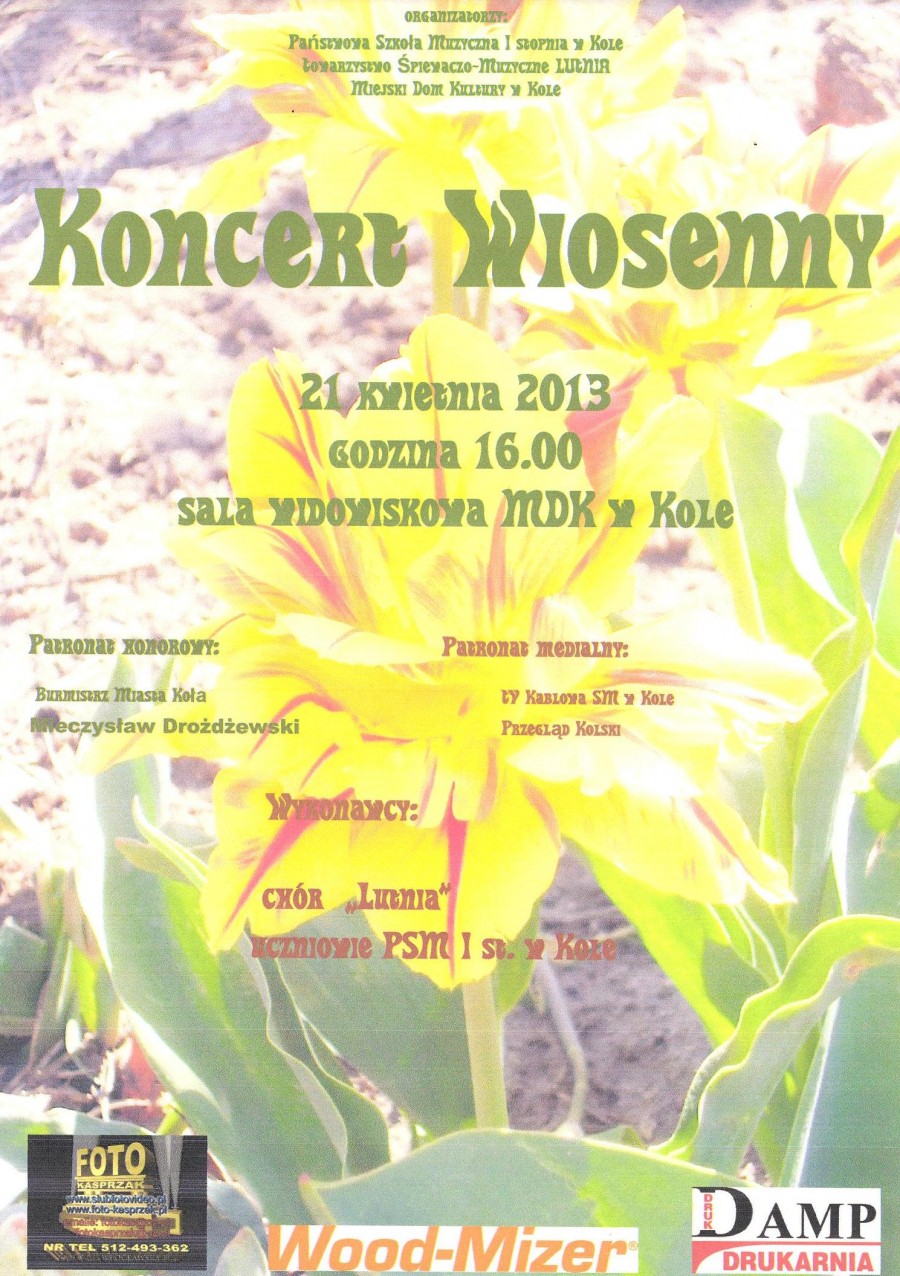 "Koncert Wiosenny" w MDK w Kole
