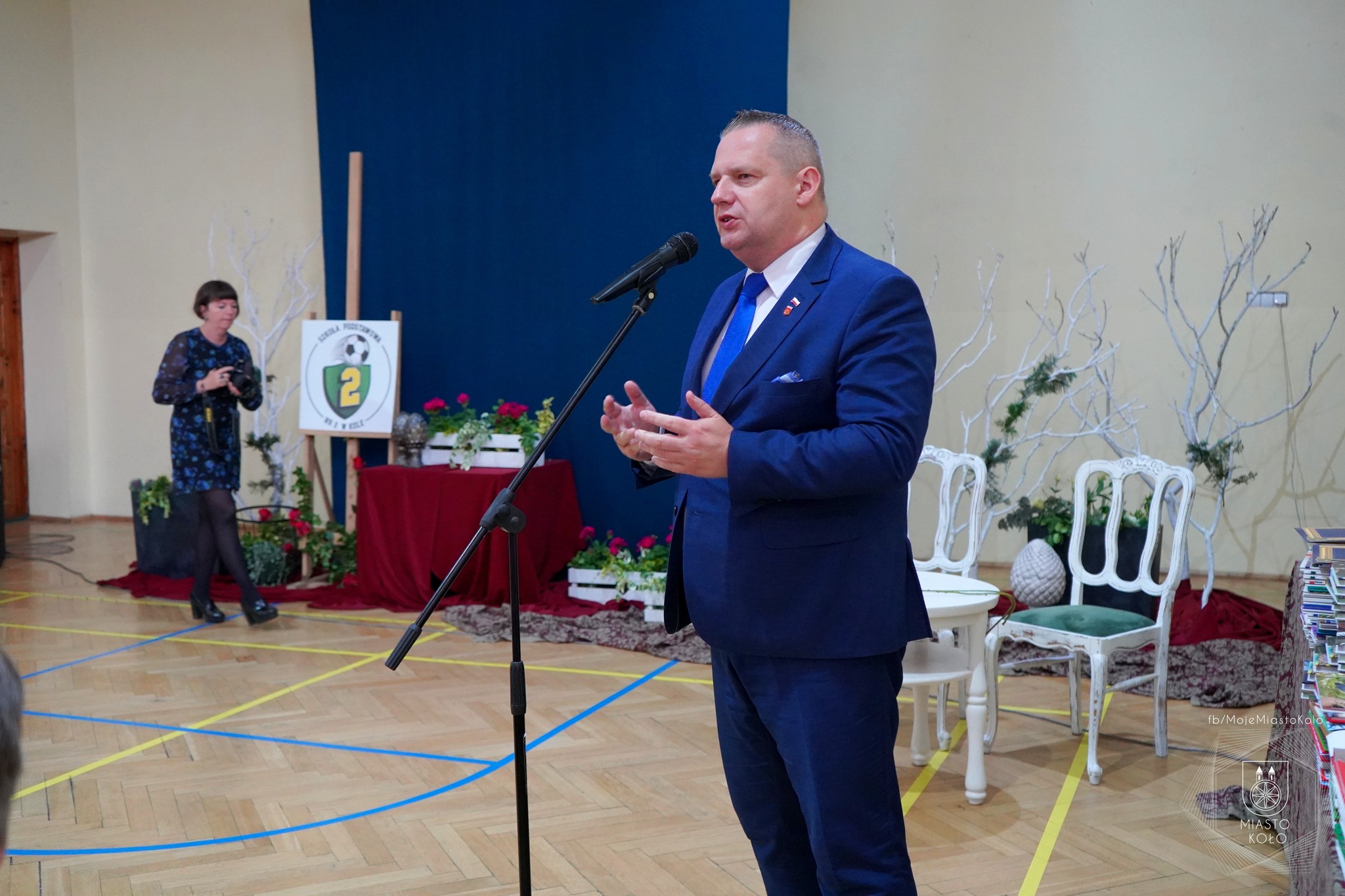 Burmistrz Miasta Koła Krzysztof Witkowski.