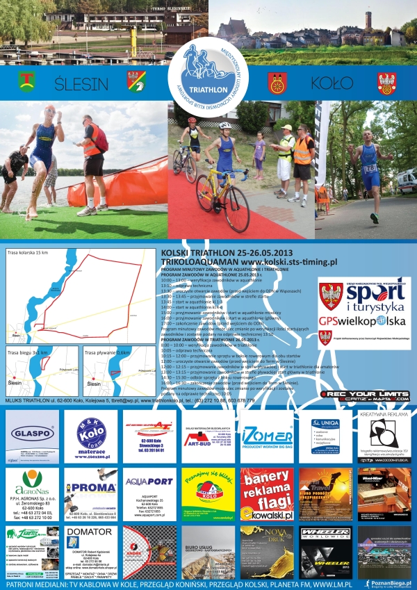 Kolski Triathlon i Aquathlon TRIKOLOAQUAMAN