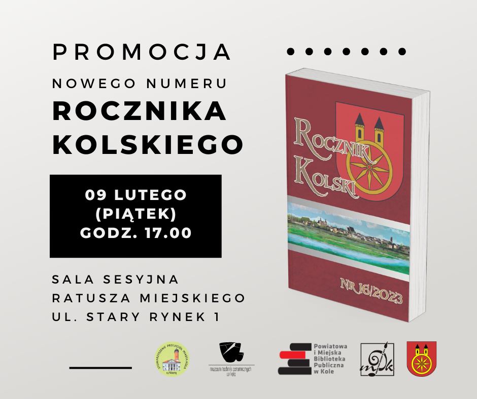 Zdjęcie przedstawia okładkę Rocznika Kolskiego nr 16/2023