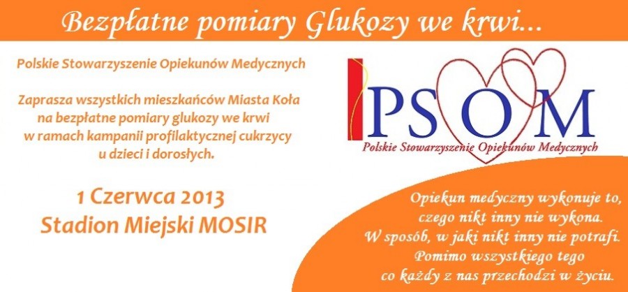 Bezpłatne pomiary glukozy we krwi