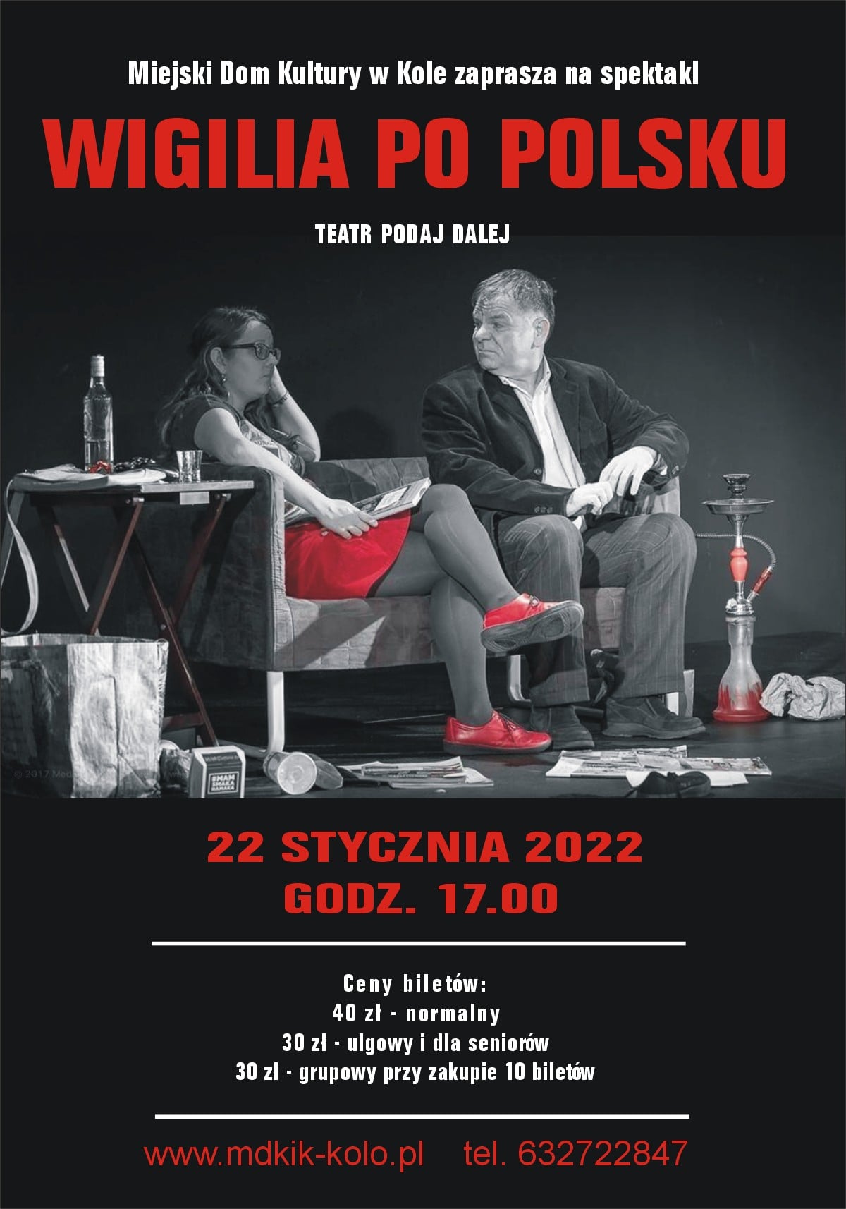 Plakat na spektakl 