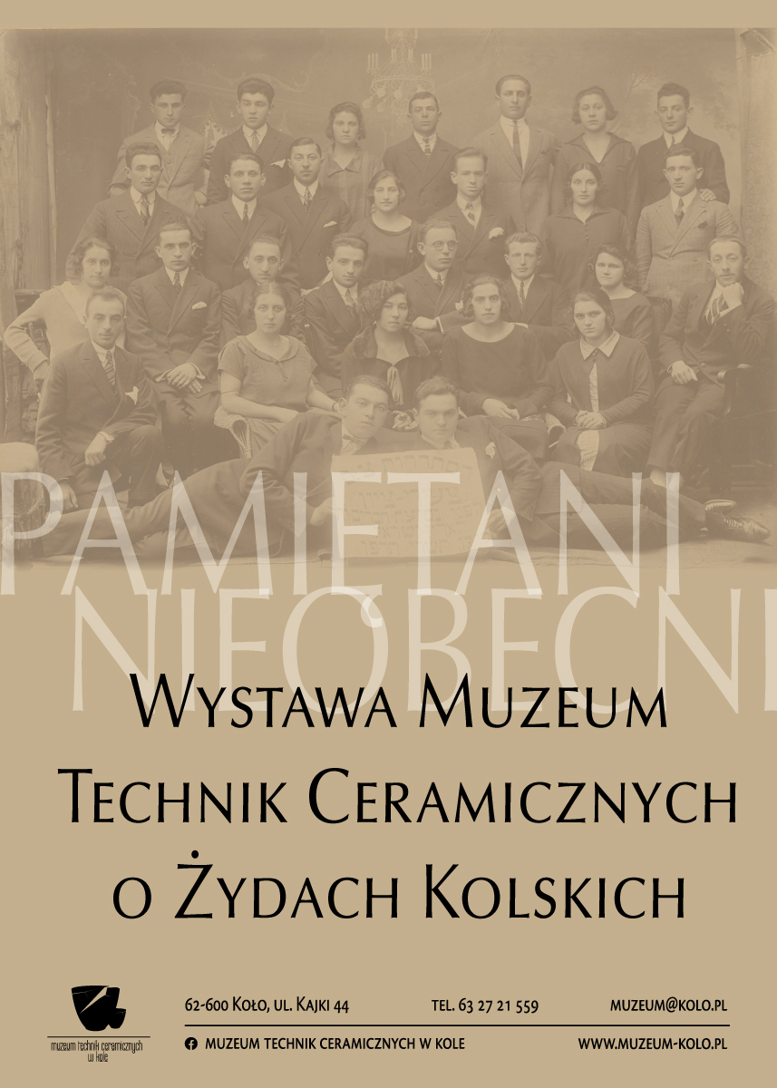 Plakat wystawy o Żydach Kolskich - 