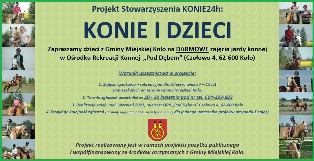 Plakat informujący o projekcie. Treść plakatu poniżej w artykule.