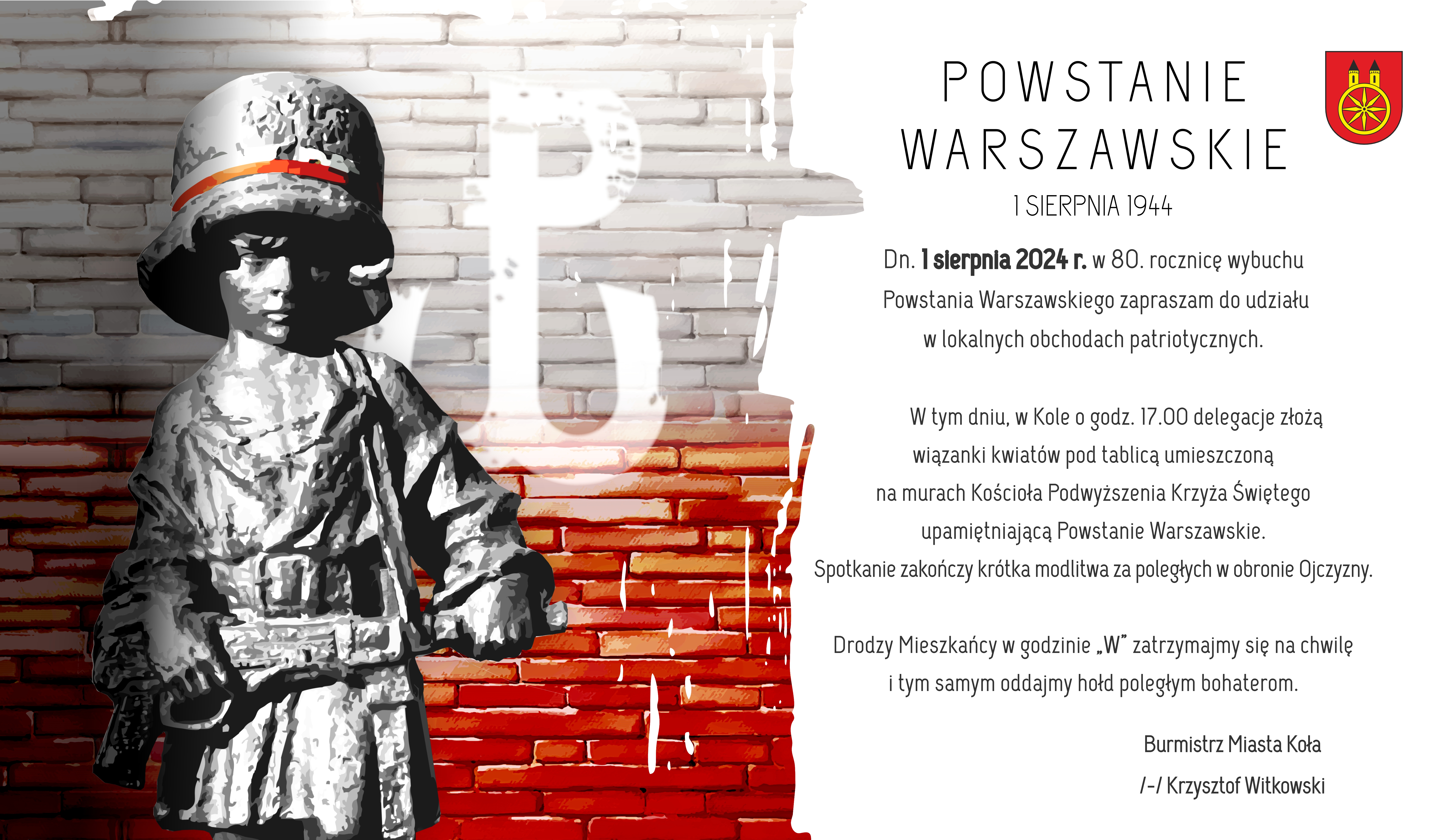 Rocznica wybuchu Powstania Warszawskiego