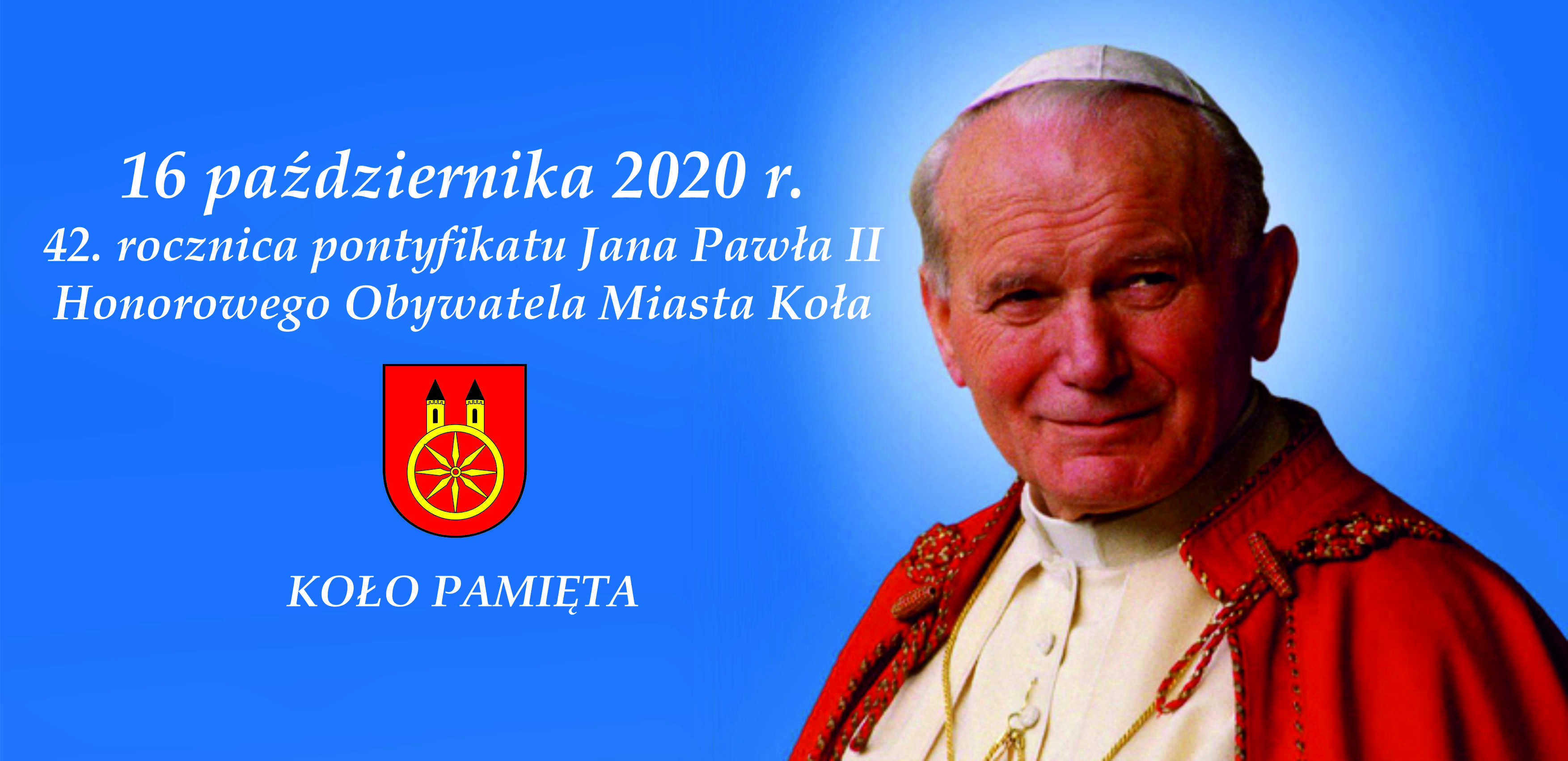 Wizerunek św. Jana Pawła II.