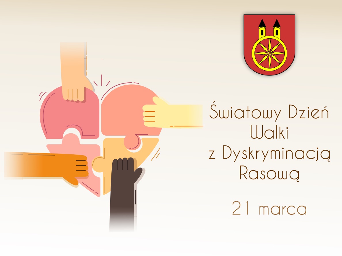 Plansza 21 marca Dziś przypada Światowy Dzień Walki z Dyskryminacją Rasową
