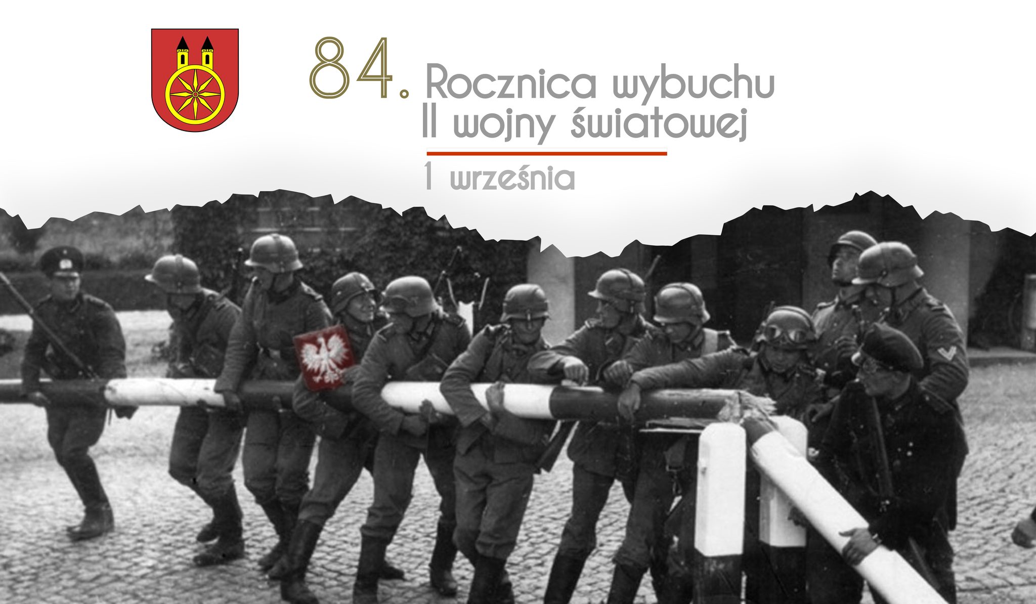 Plansza 1 WRZEŚNIA 84. rocznica wybuchu II wojny światowej