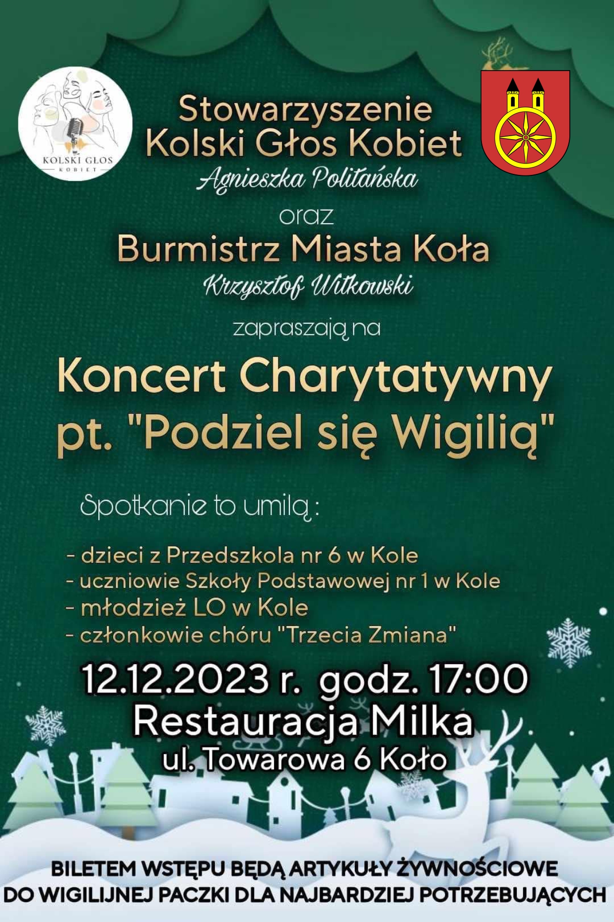 Plakat Koncert Charytatywny 