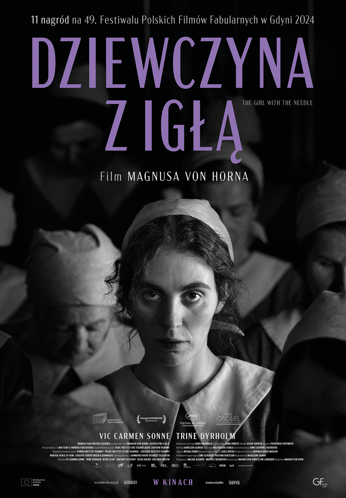 Plakat do filmu DZIEWCZYNA Z IGŁĄ.