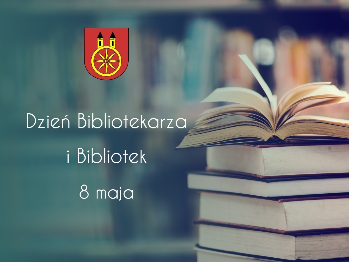 Plansza 8 MAJA Dzień Bibliotekarza i Bibliotek, tekst pod planszą.